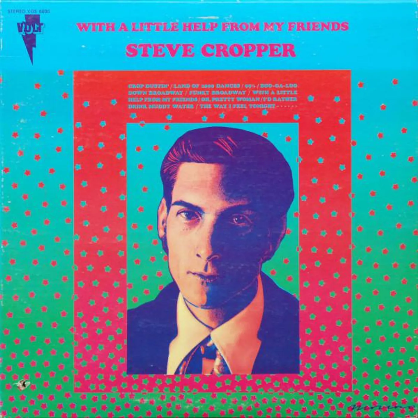 Steve Cropper WITH A LITTLE HELP FROM MY FRIENDS Vinyl Record