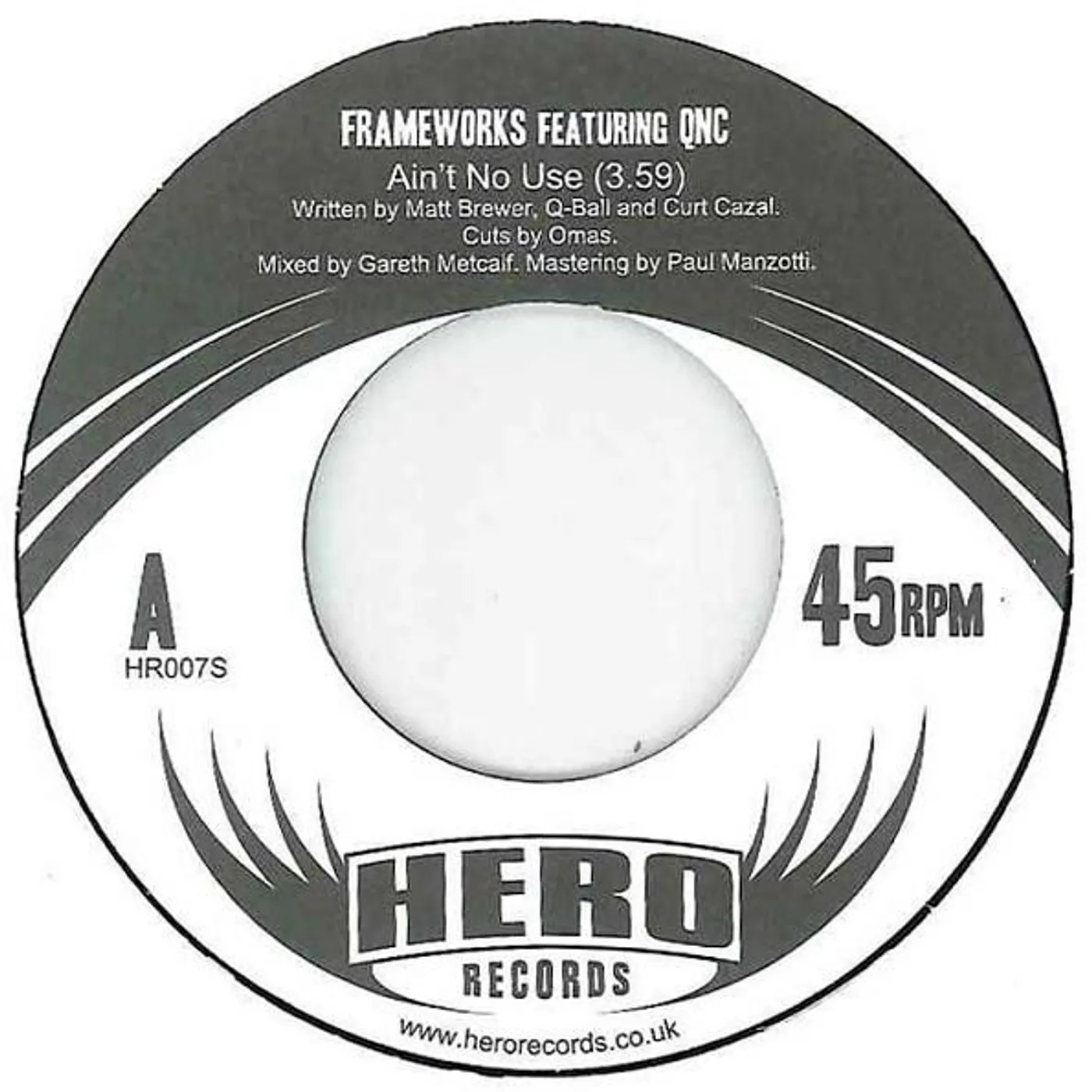 Frameworks AIN'T NO USE Vinyl Record - UK Release