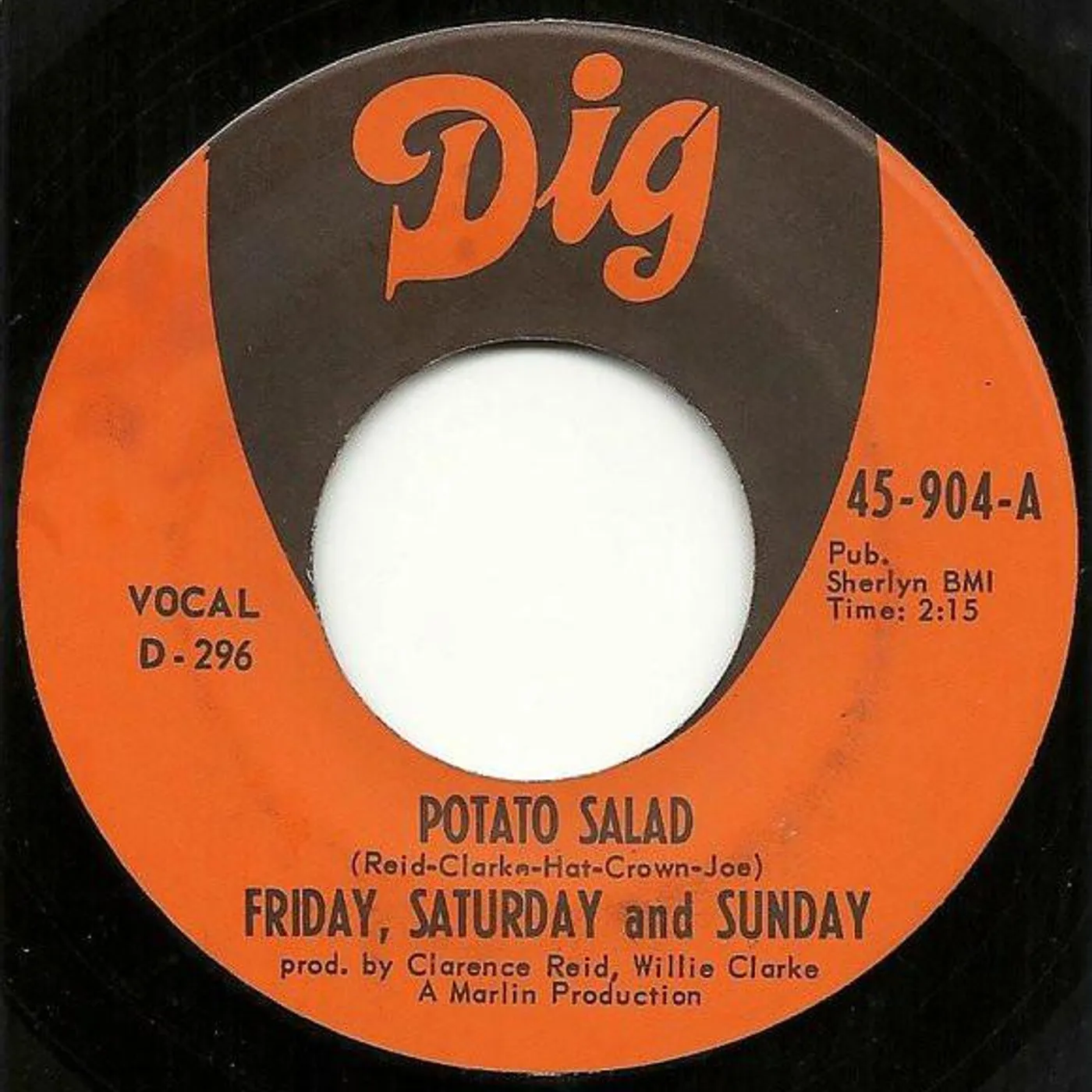 Friday, Saturday And Sunday THERE MUST BE SOMETHING / POTATO SALAD Vinyl Record