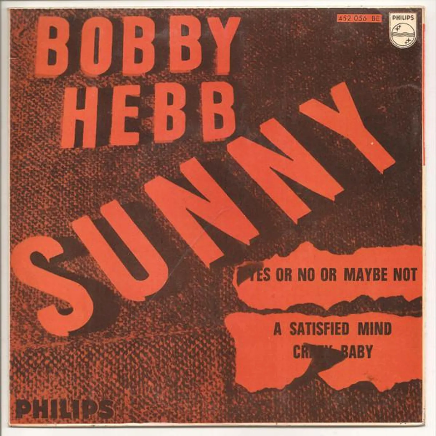 Bobby Hebb Sunny Vinyl Record