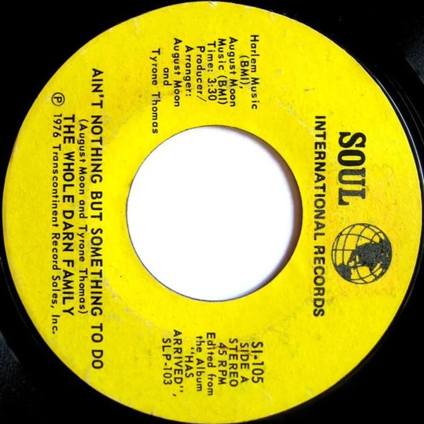The Whole Darn Family AIN'T NOTHING BUT SOMETHING TO DO / 7 MINUTES OF Vinyl Record