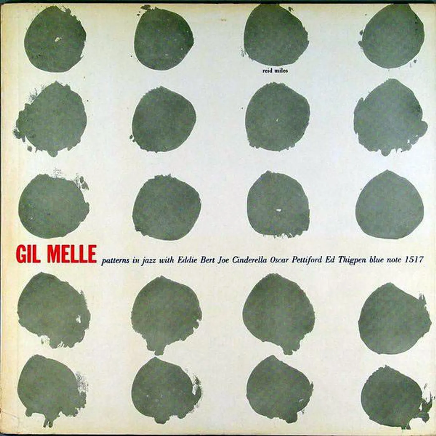 Gil Melle PATTERNS IN JAZZ Vinyl Record - Gatefold Sleeve, Limited Edition, 180 Gram Pressing, Remastered, Mono