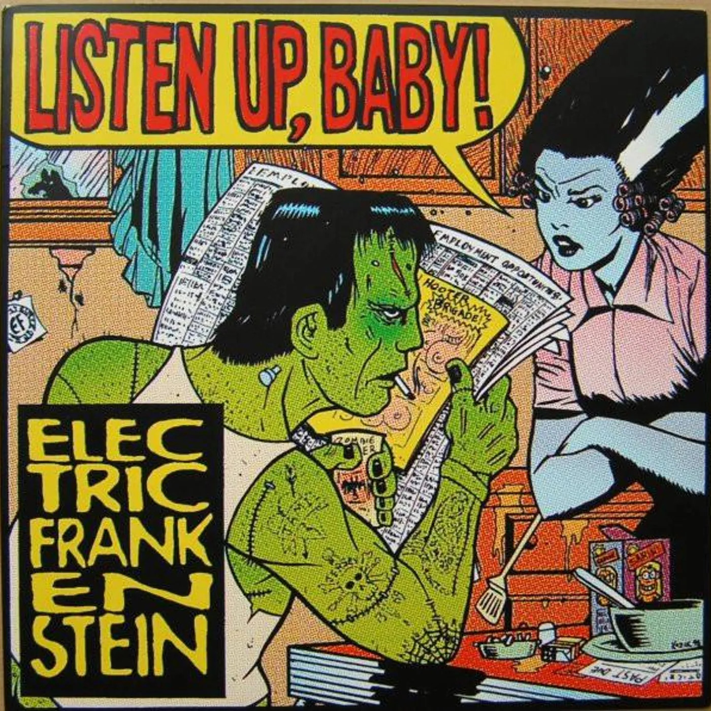 Electric Frankenstein LISTEN UP BABY Vinyl Record