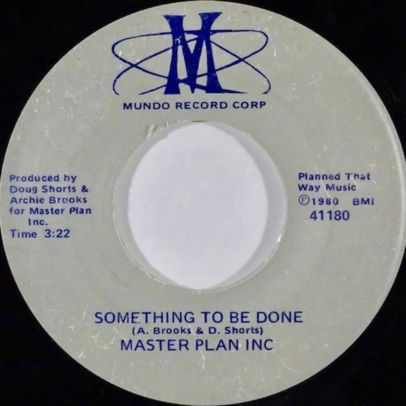 Master Plan Inc SOMETHING TO BE DONE Vinyl Record