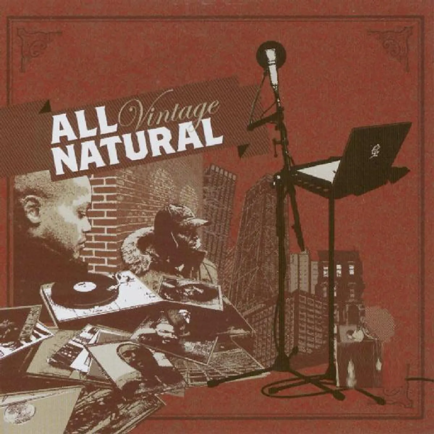 All Natural VINTAGE Vinyl Record
