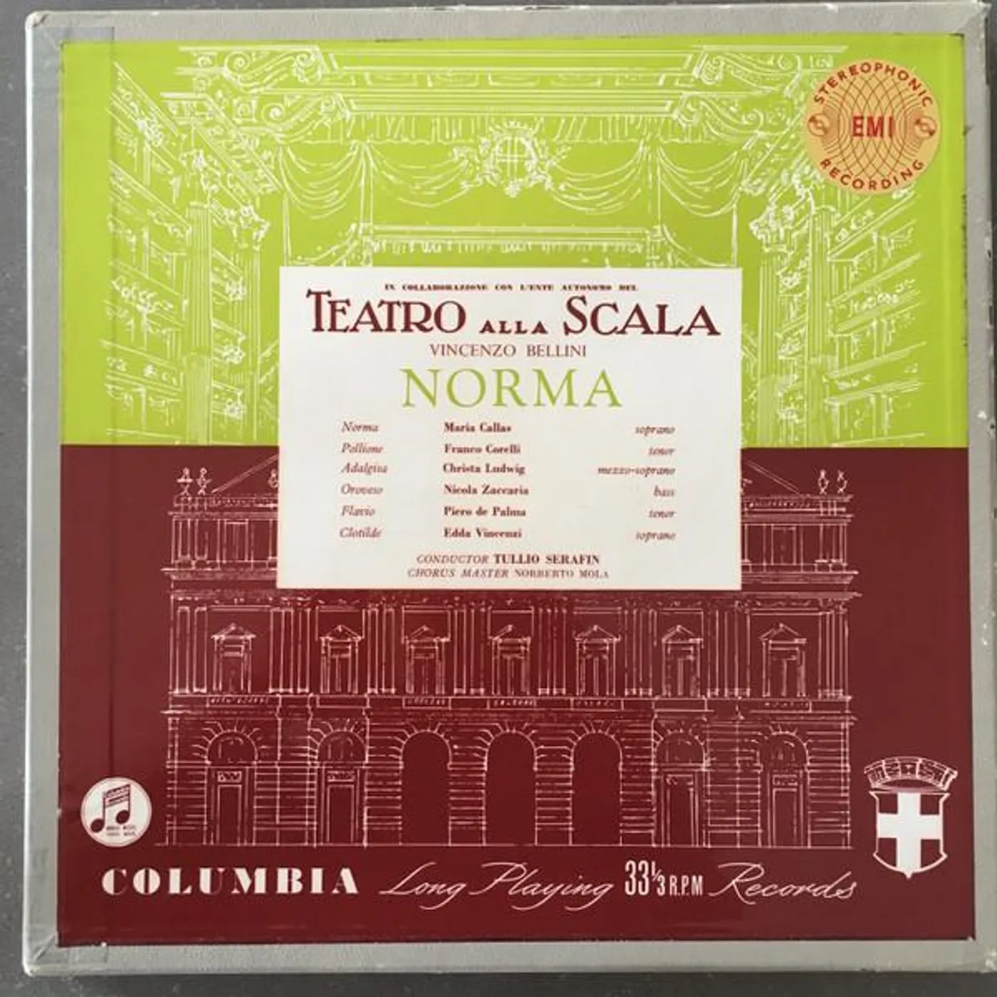 Bellini / Maria Callas BELLINI: NORMA Vinyl Record
