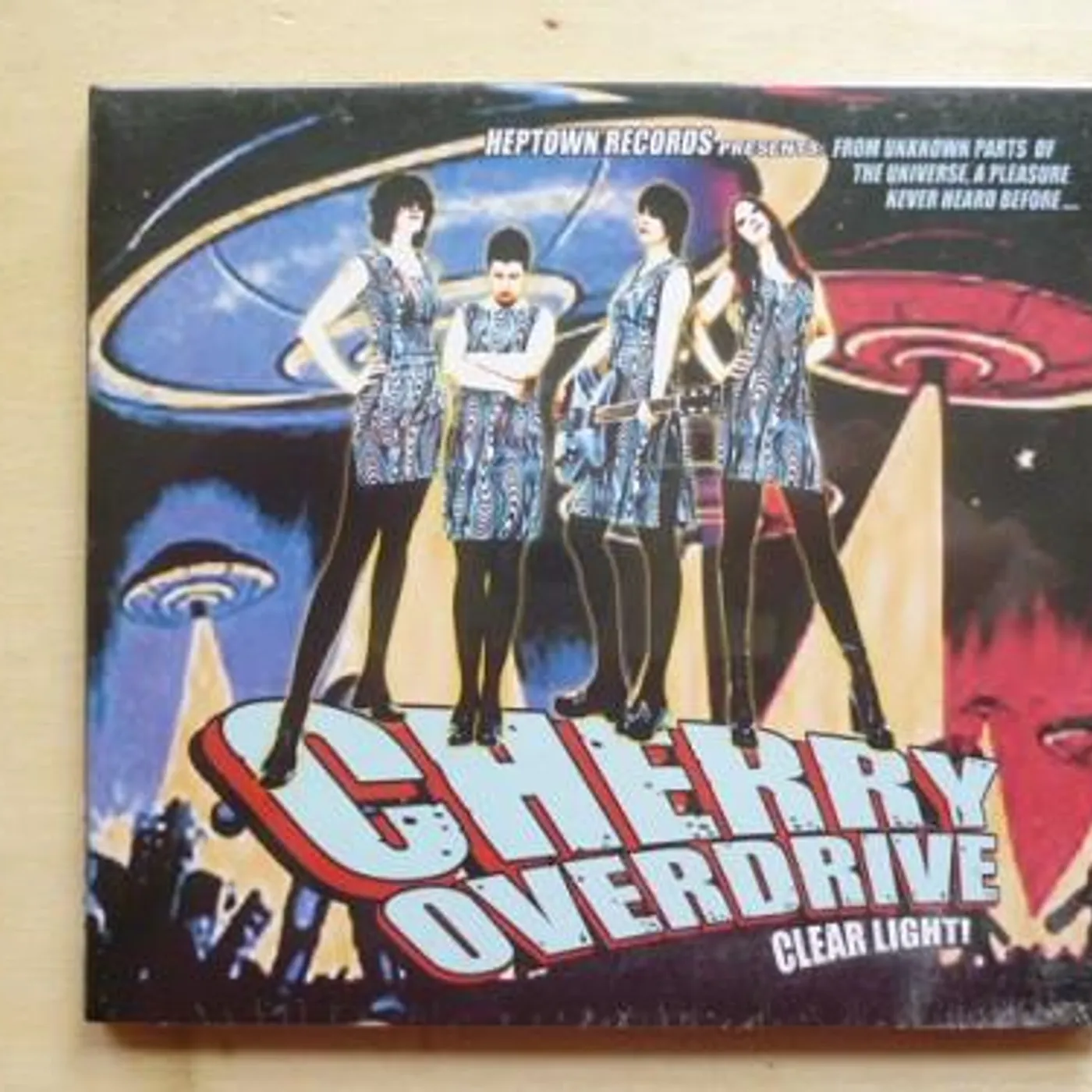 Cherry Overdrive Clear Light Vinyl Record