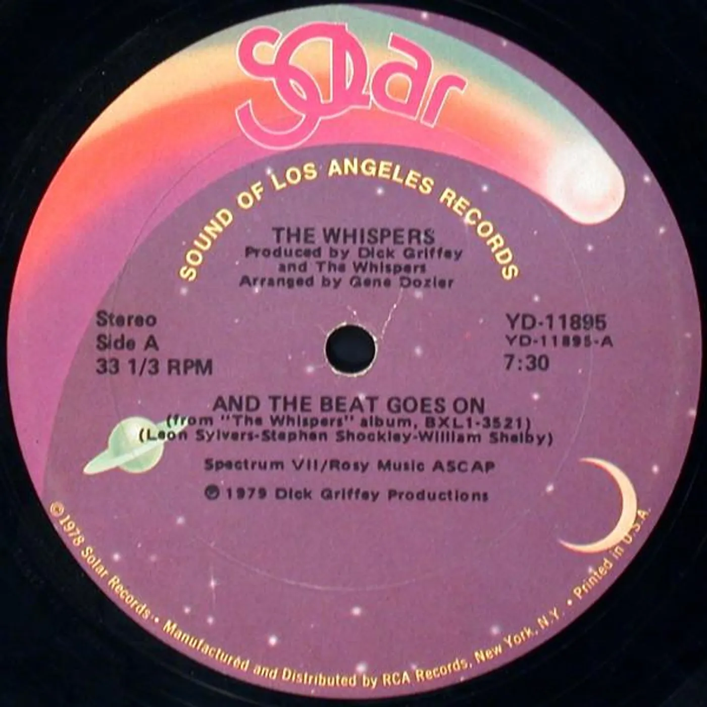 WHISPERS (& THE BEAT GOES ON) Vinyl Record