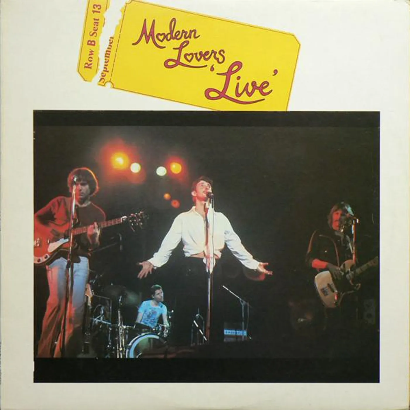 Jonathan Richman & Modern Love MODERN LOVERS LIVE Vinyl Record