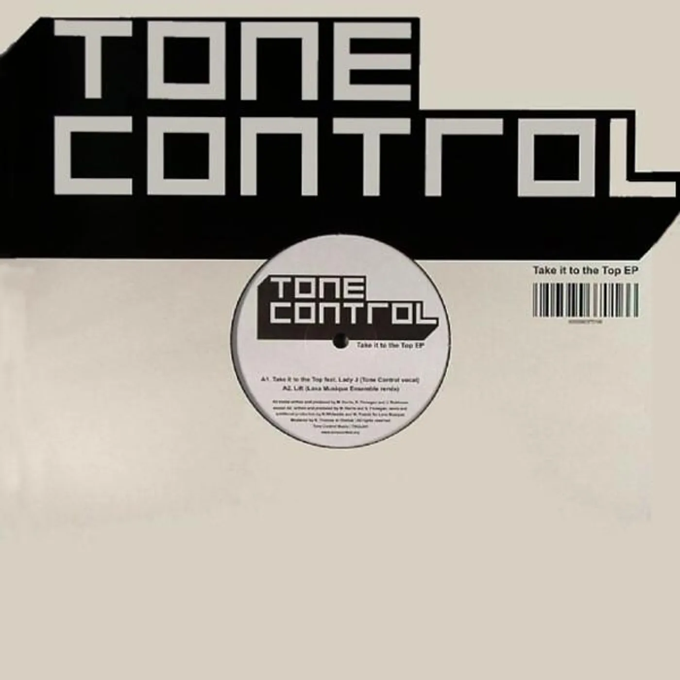 Tone Control TAKE IT TO THE TOP EP Vinyl Record - UK Release