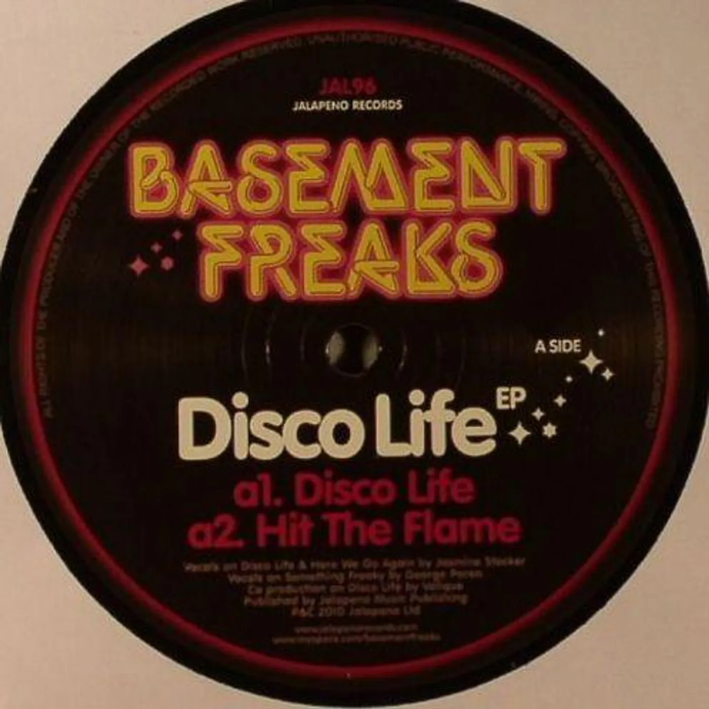 Basement Freaks DISCO LIFE EP Vinyl Record - UK Release