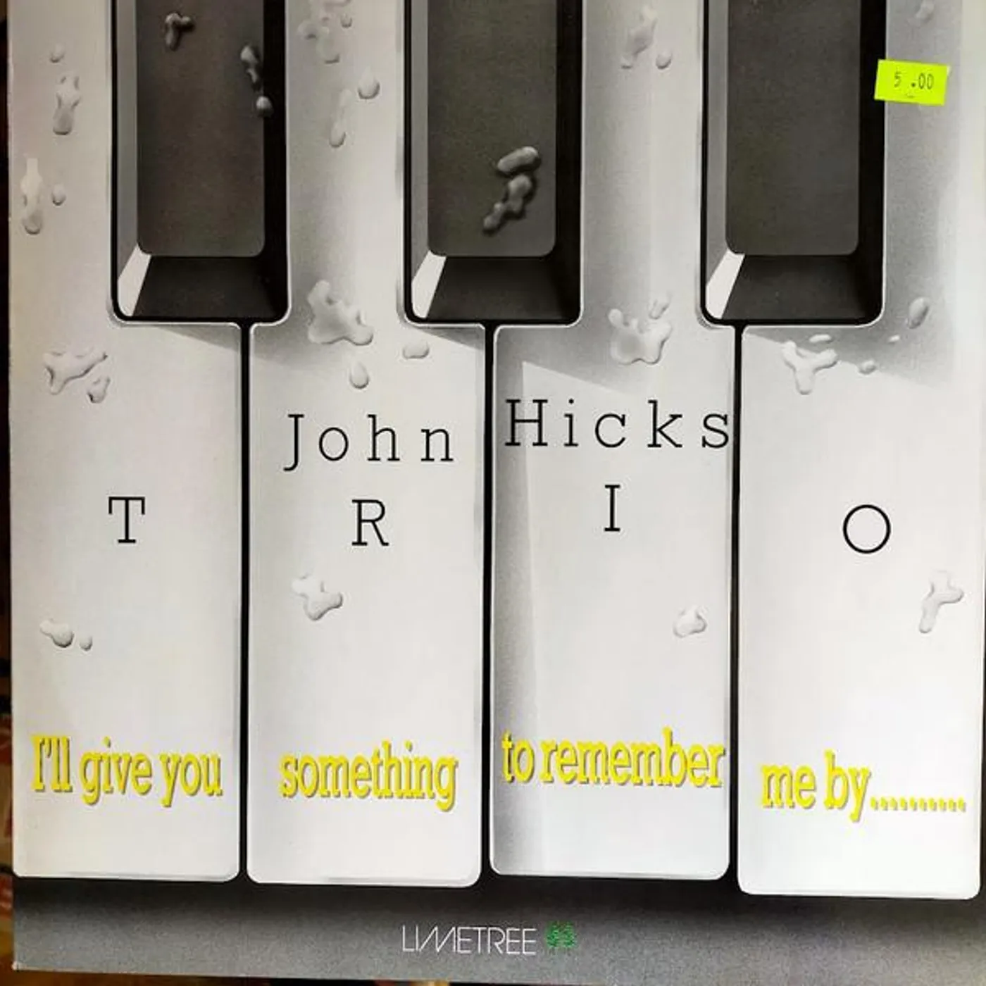 John Hicks Trio I' LL GIVE YOU SOMETHING TO REMEMBER ME BY CD