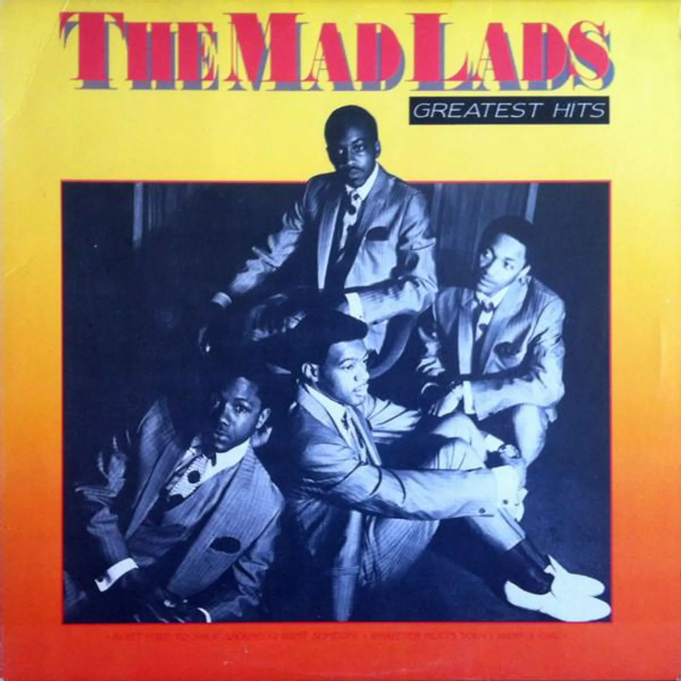 The Mad Lads GREATEST HITS Vinyl Record