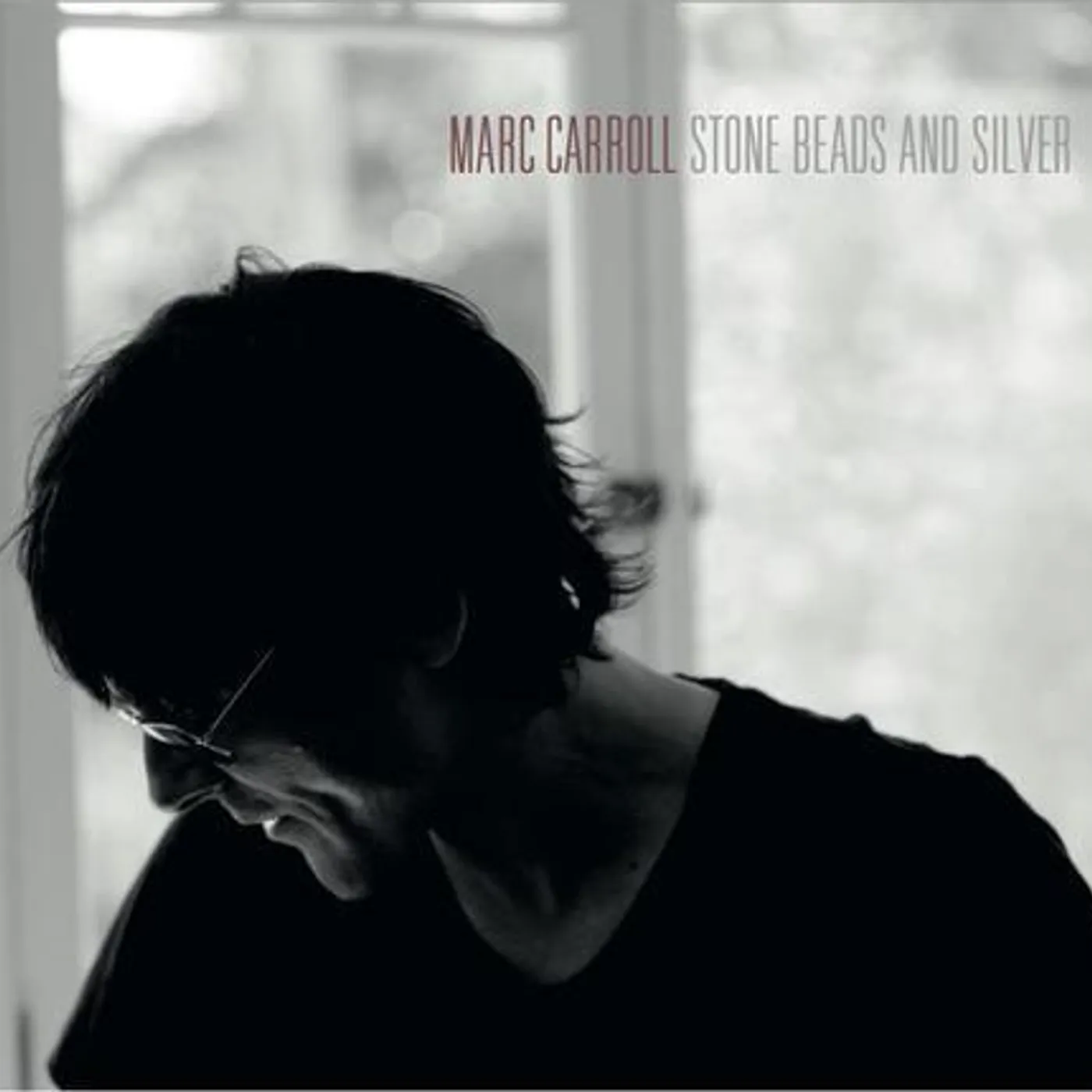 Marc Carroll Stone Beads and Silver Vinyl Record