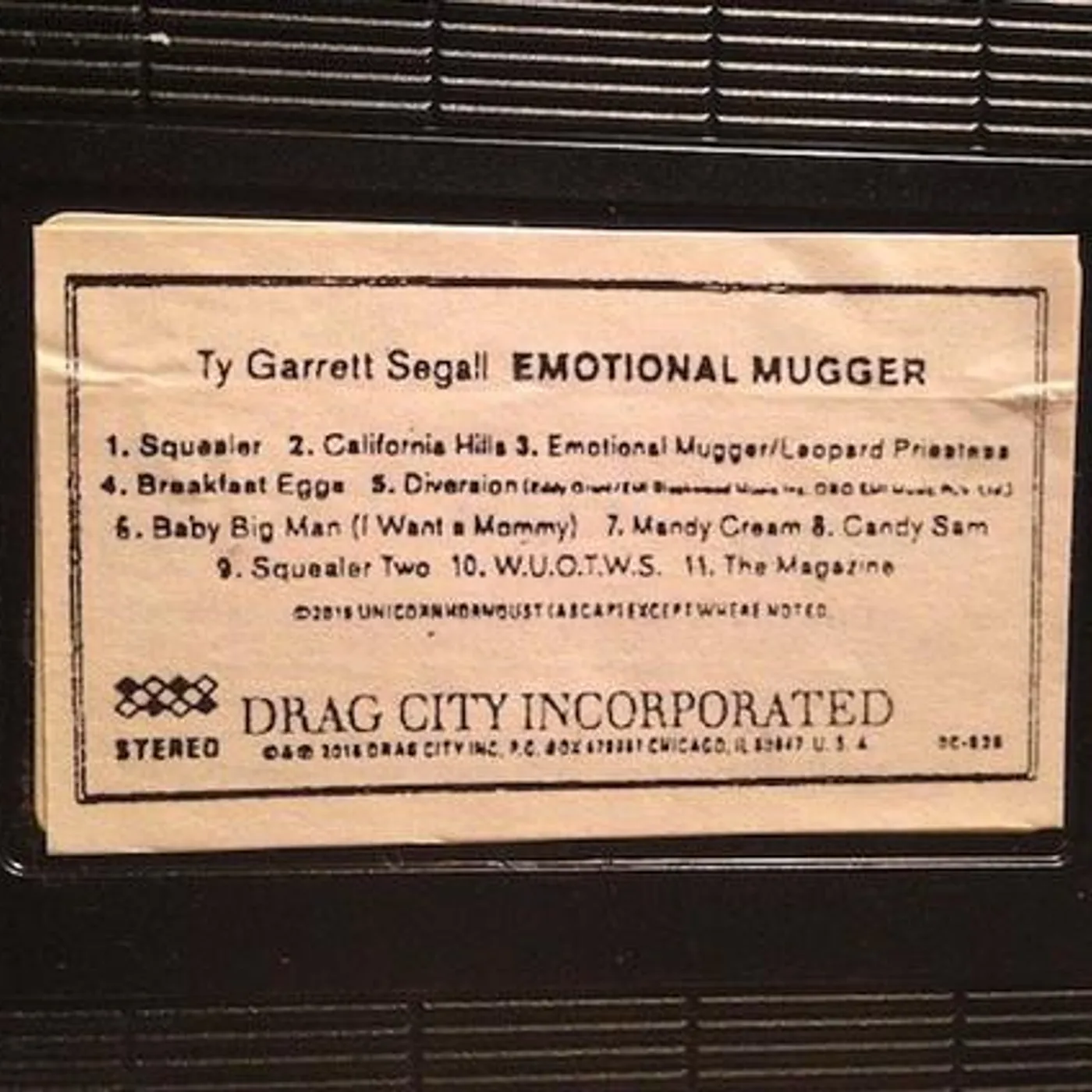 Ty Segall EMOTIONAL MUGGER Vinyl Record - UK Release