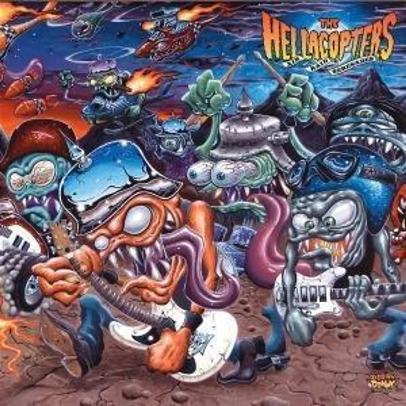 The Hellacopters AIR RAID SERENADES Vinyl Record
