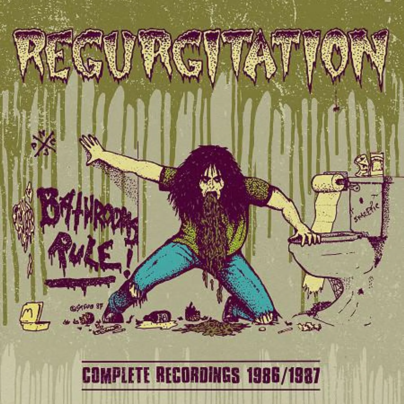 Regurgitation BATHROOMS RULE: COMPLETE RECORDINGS 1986/1987 Vinyl Record