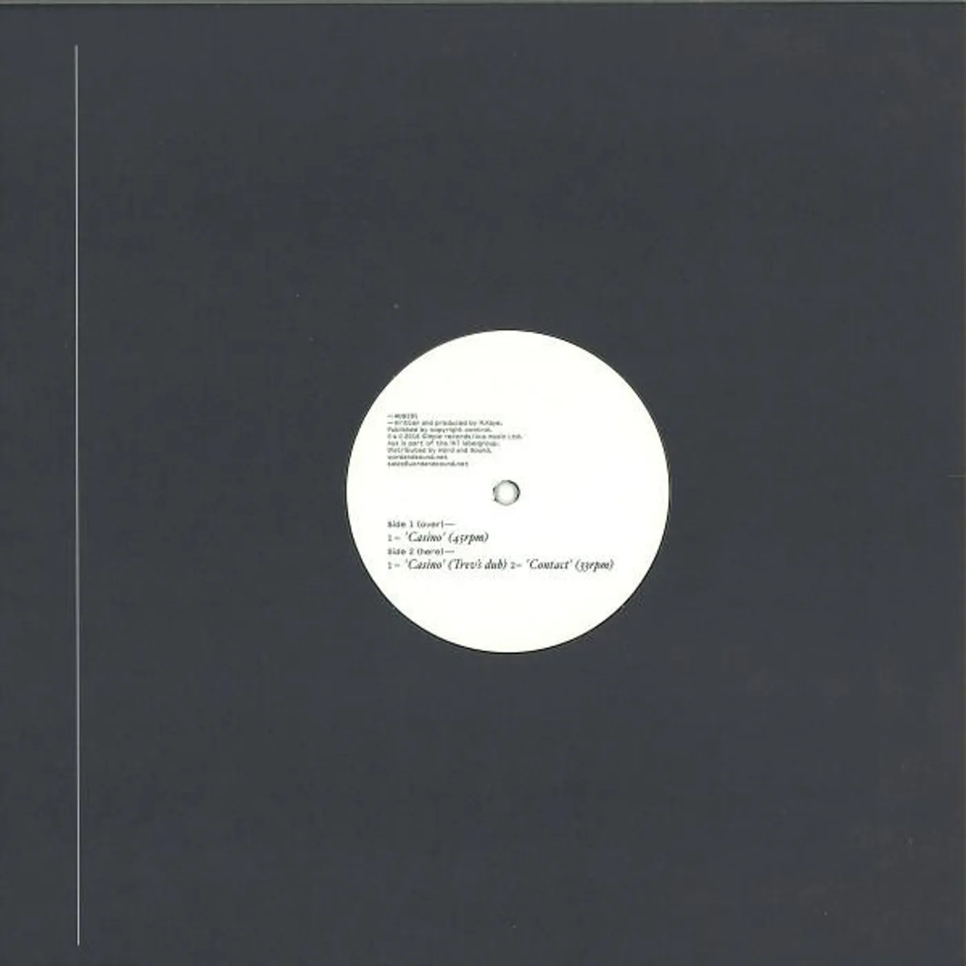 Trevino Casino Vinyl Record