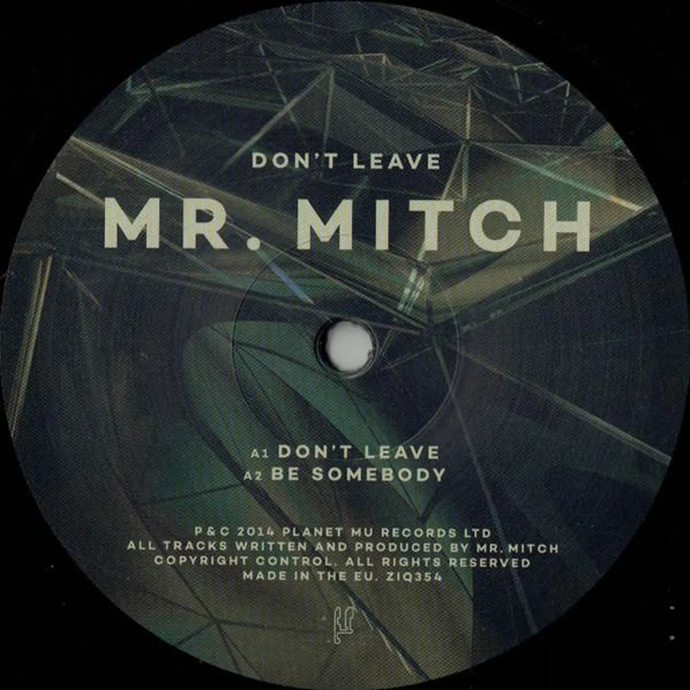 Mr. Mitch Don't Leave   12 Vinyl Record