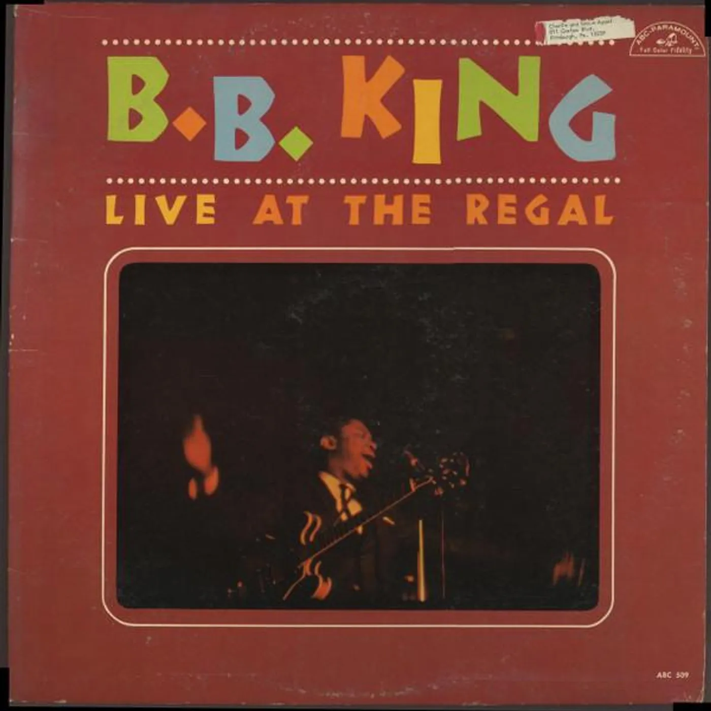 B.B. King LIVE AT THE REGAL CD