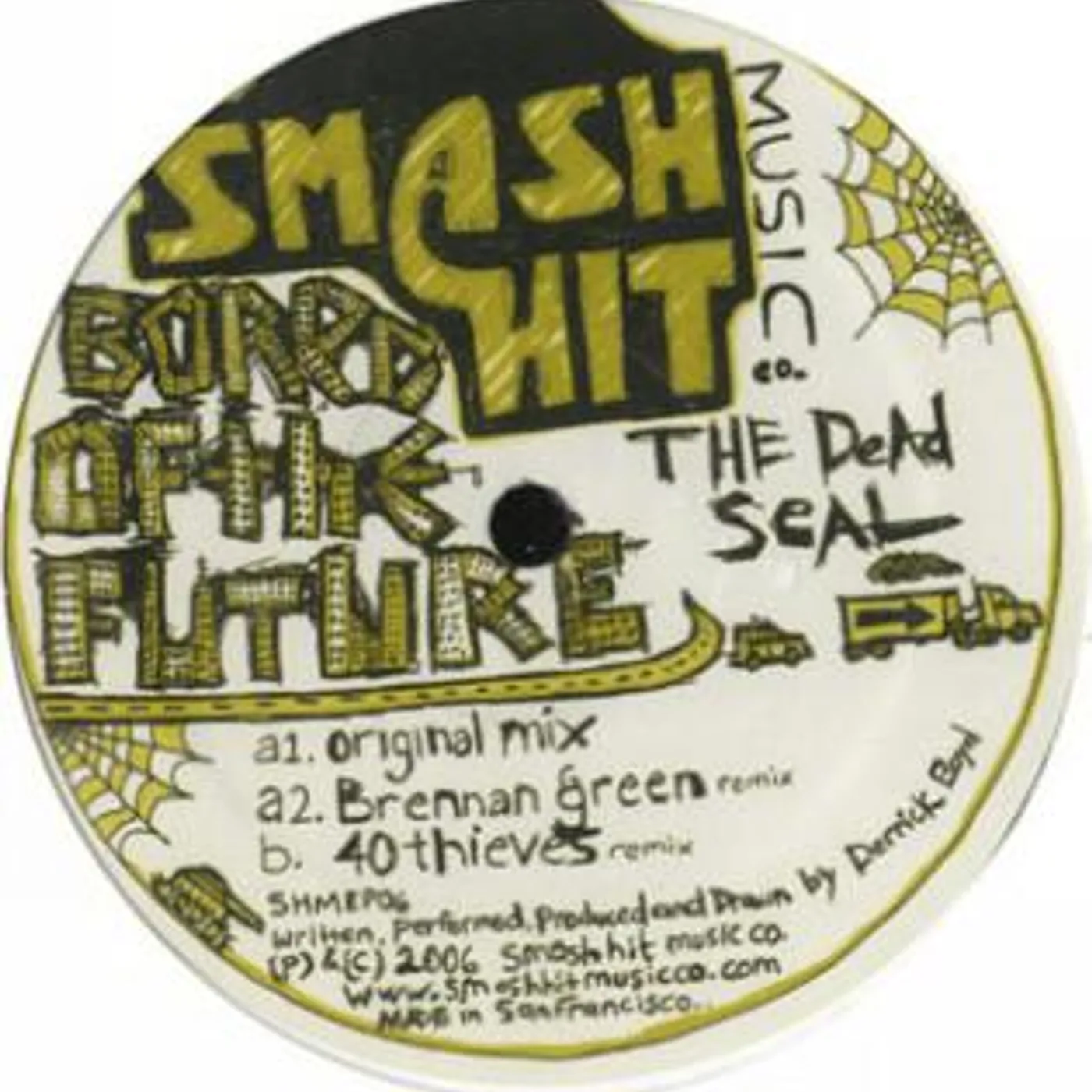 Dead Seal BORED OF THE FUTURE Vinyl Record - UK Release