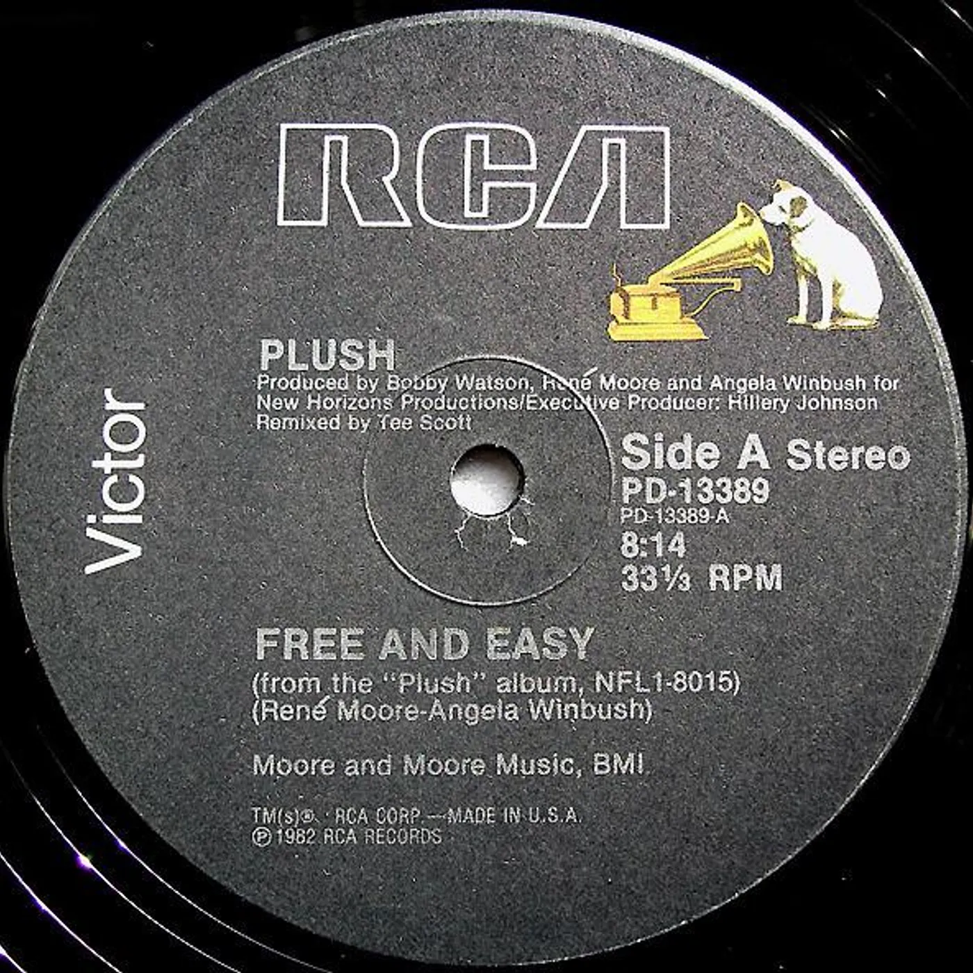 Plush Free And Easy Vinyl Record