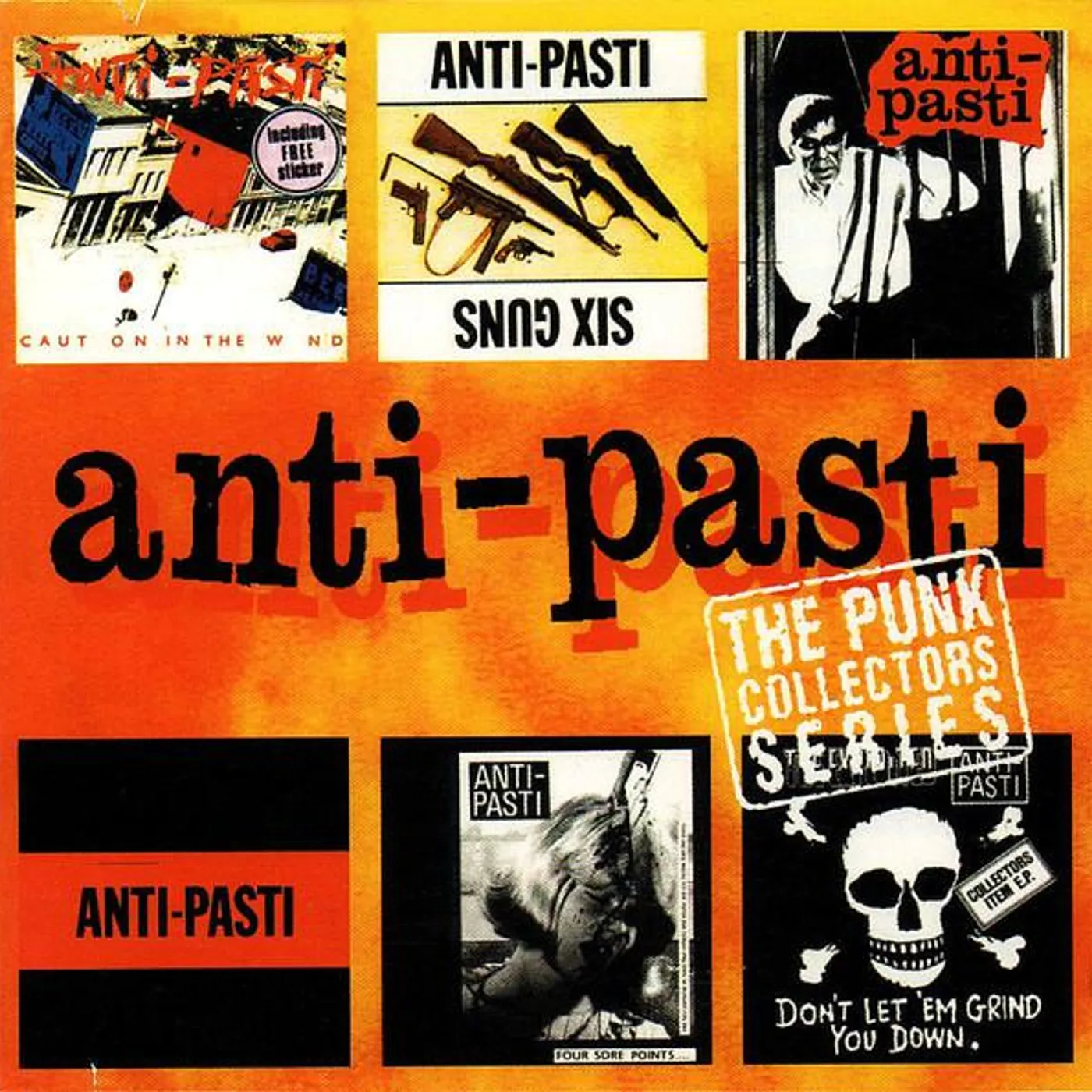 Anti-Pasti PUNK SINGLES COLLECTION (RED VINYL) Vinyl Record