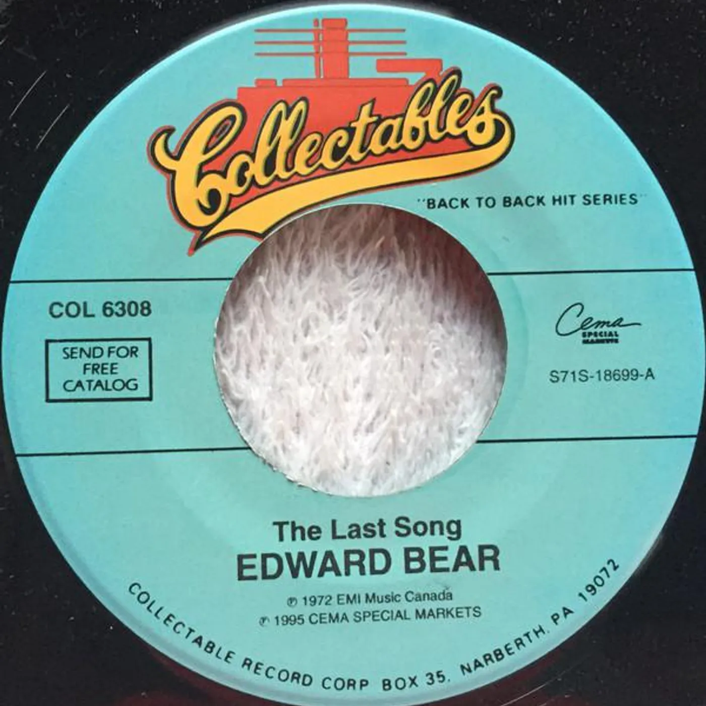 Edward Bear LAST SONG / CLOSE YOUR EYES CD