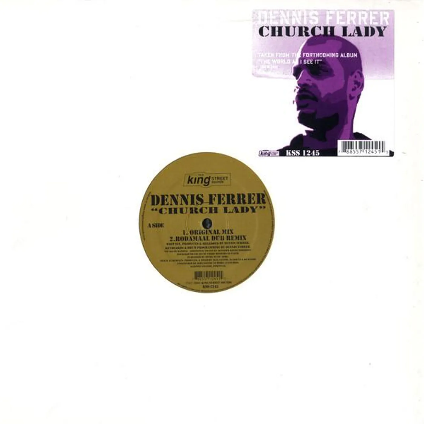 Dennis Ferrer CHURCH LADY Vinyl Record - UK Release