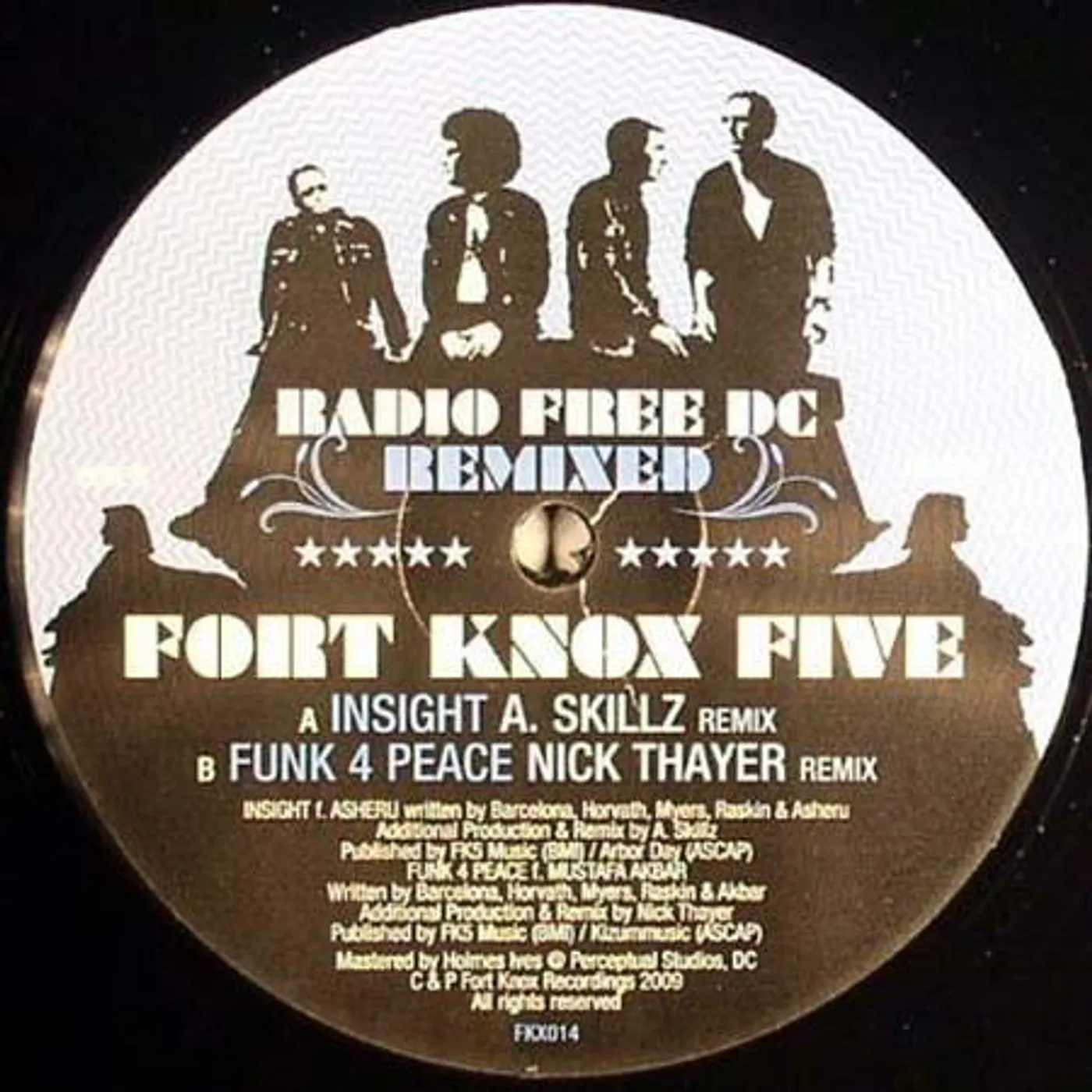 Fort Knox Five RADIO FREE DC REMIXED VOL 1 Vinyl Record - UK Release