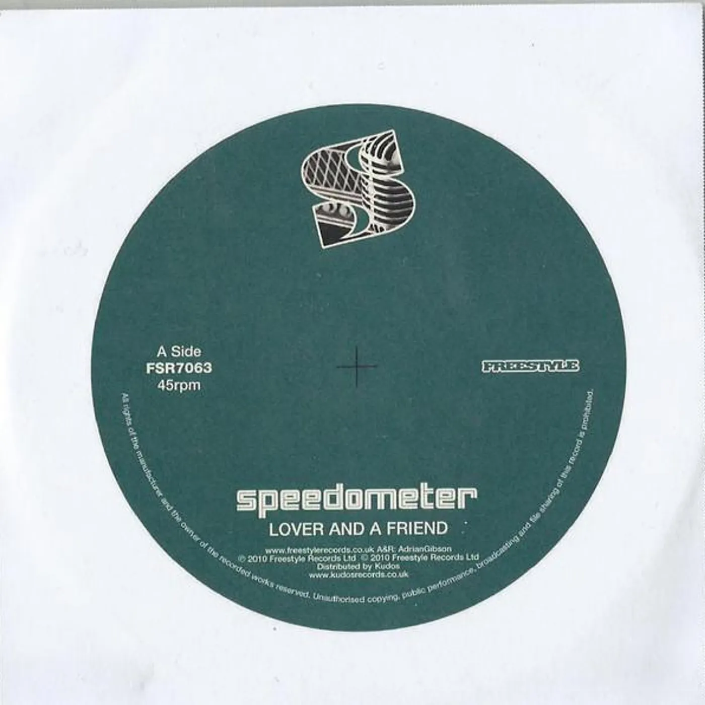 Speedometer LOVER & A FRIEND Vinyl Record