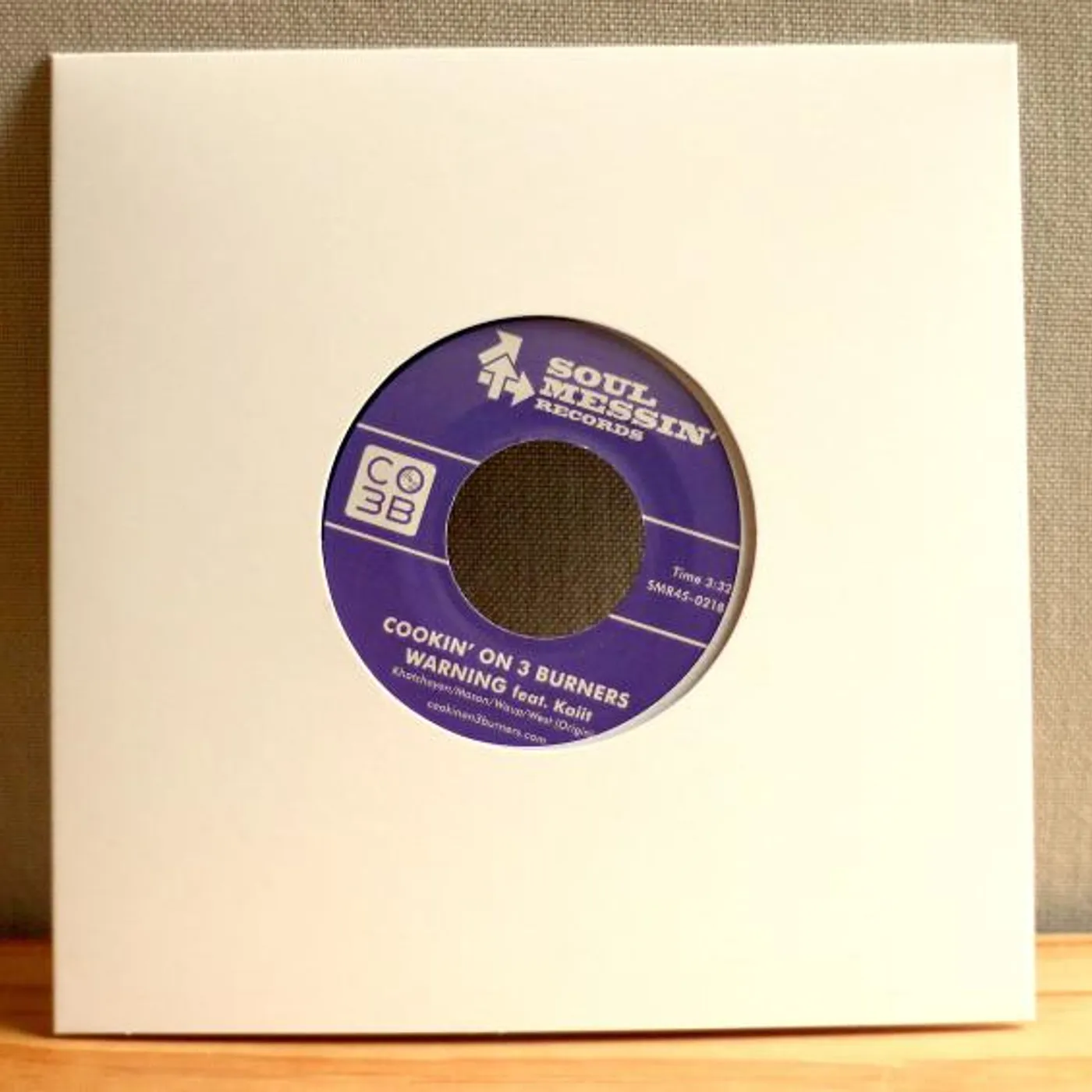 Cookin' On 3 Burners Warning / The Jump Off Vinyl Record