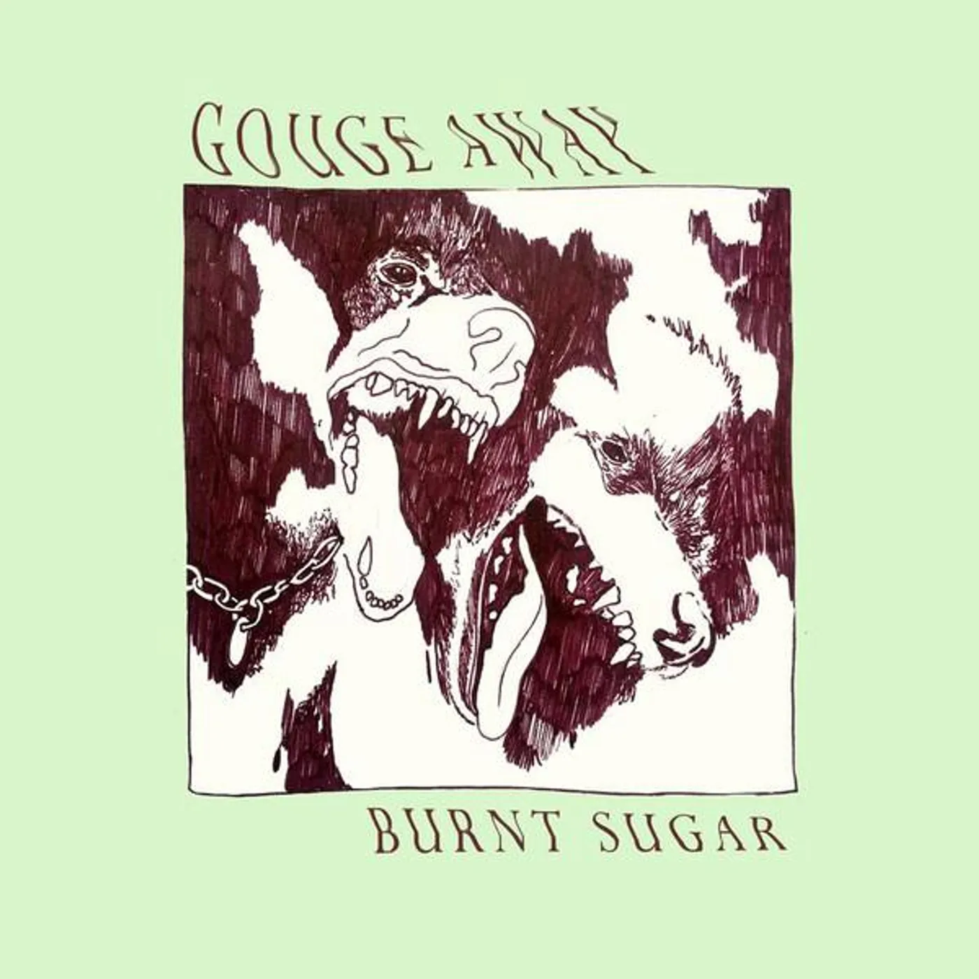 Gouge Away BURNT SUGAR (CLEAR W/ CLOUDY BONE VINYL) Vinyl Record