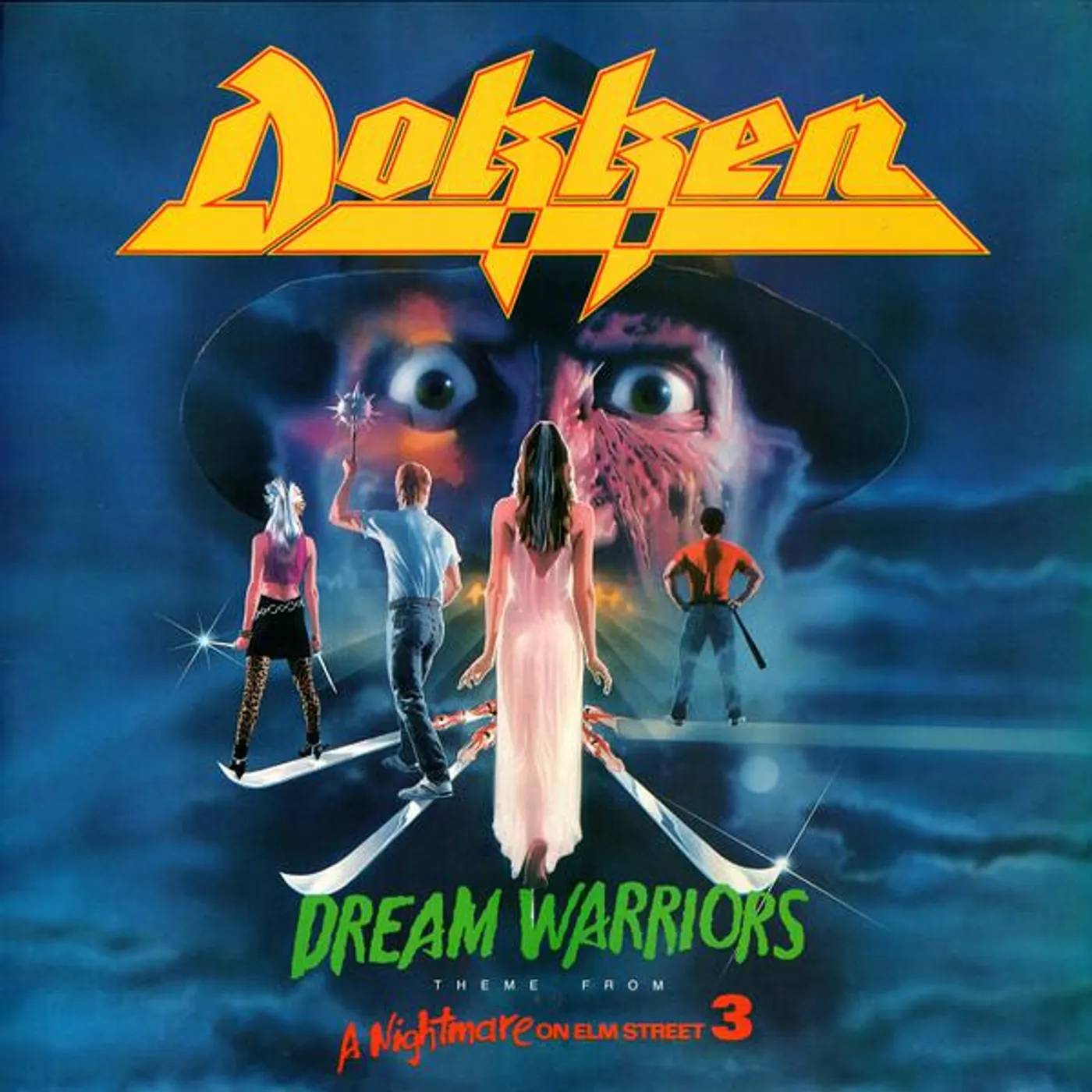 DOKKEN   DREAM WARRIORS (THEME FROM NIGHTMARE ON ELM STREET Vinyl Record