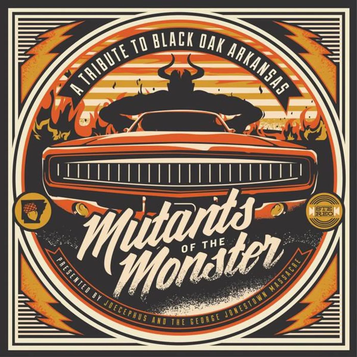 Joecephus And The George Jonestown Massacre MUTANTS OF THE MONSTER: TRIBUTE TO BLACK OAK Vinyl Record - UK Release