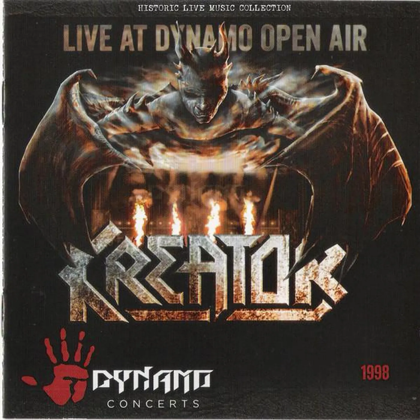 Kreator Live At Dynamo Open Air 1998 (Brown/Orange Marbled) Vinyl Record