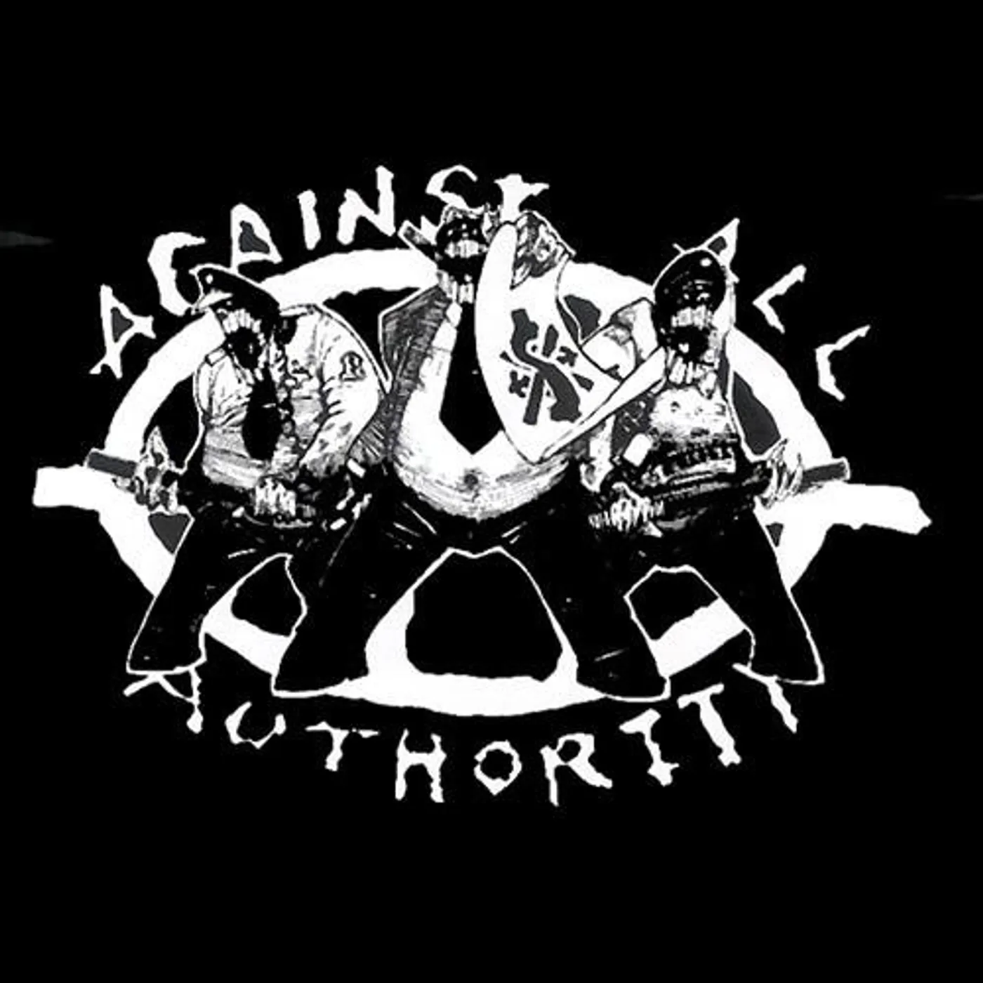 Against All Authority 24 Hour Roadside Resistance (Red W/ Black) Vinyl Record