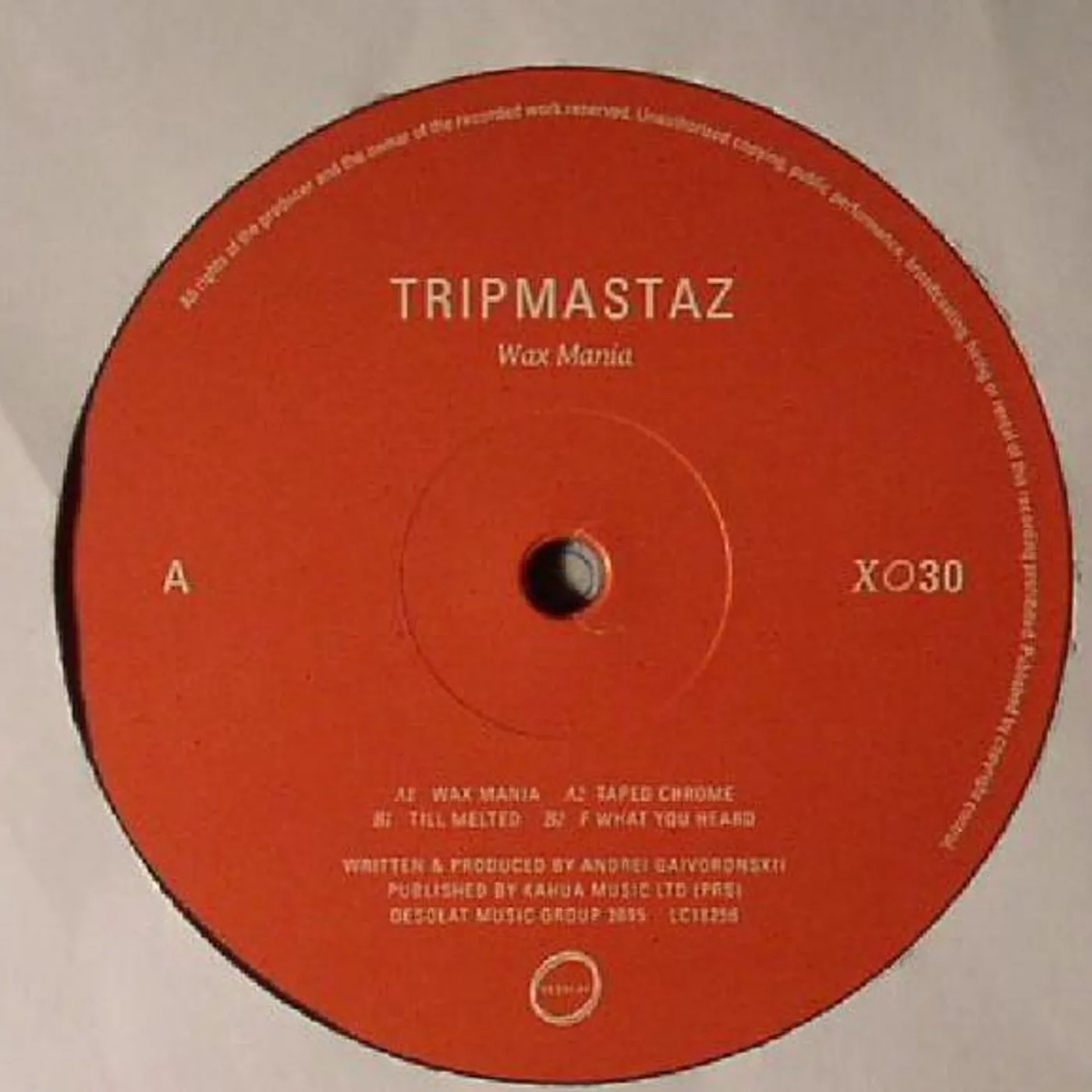 Tripmastaz Wax Mania Vinyl Record