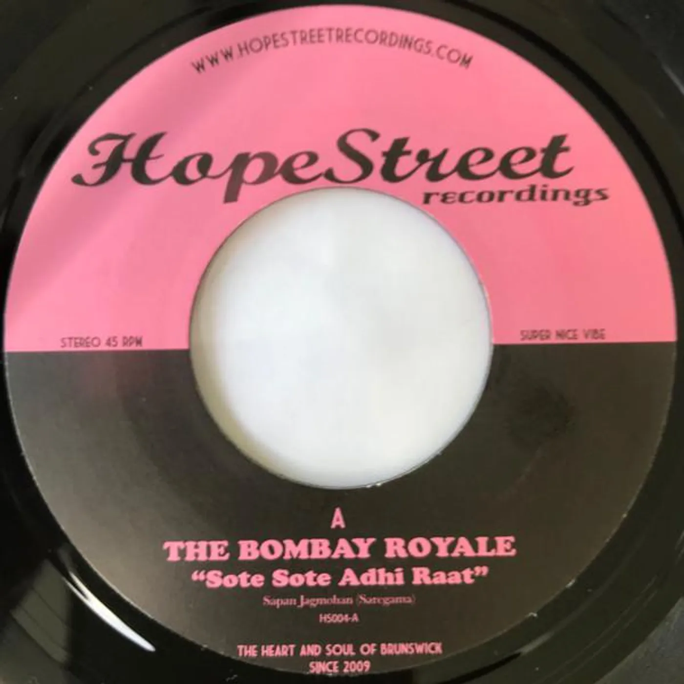 The Bombay Royale SOTE SOTE ADHI RAAT Vinyl Record - UK Release