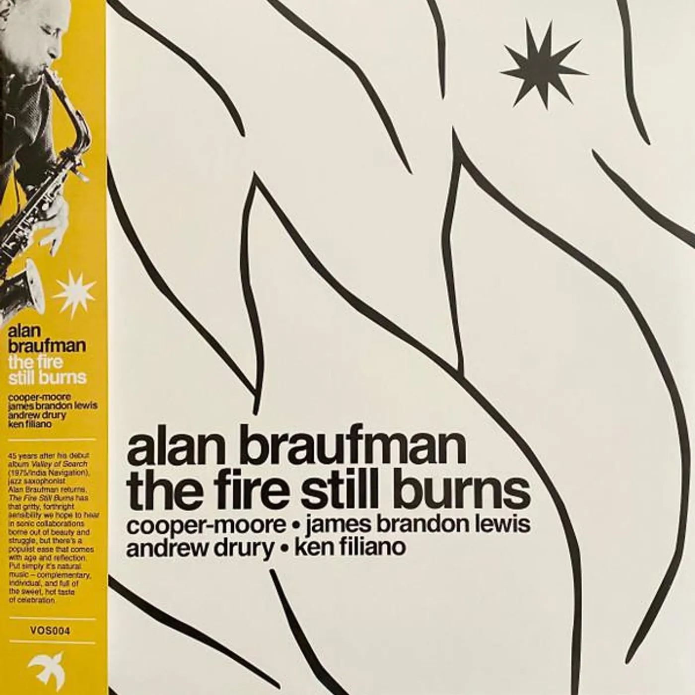 Alan Braufman FIRE STILL BURNS Vinyl Record