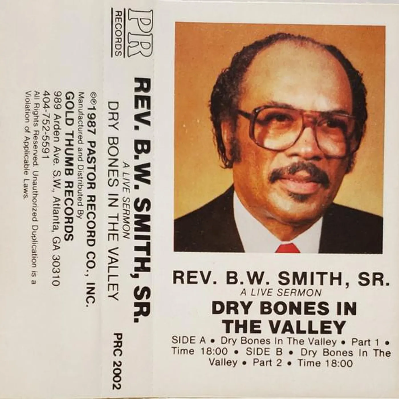 B.W. Smith DRY BONES IN THE VALLEY (Vinyl)