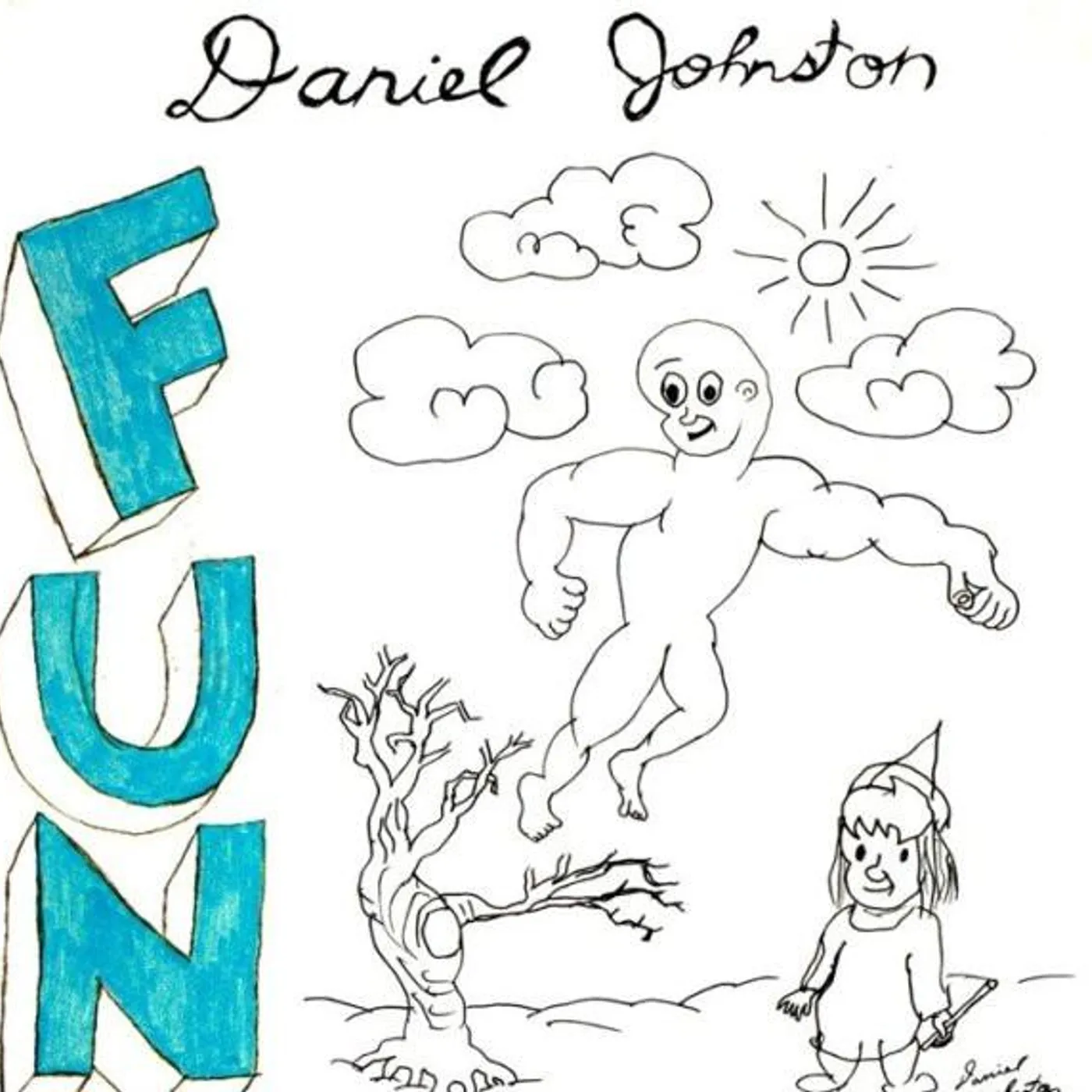 Daniel Johnston Fun (Aqua) Vinyl Record