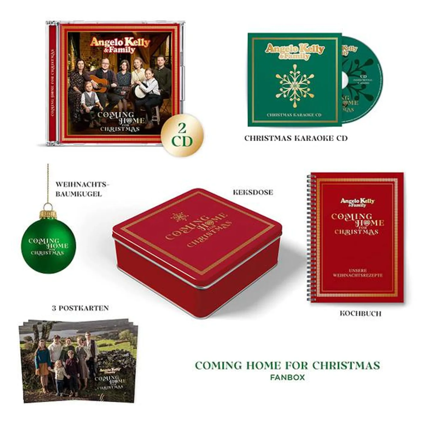 Angelo Kelly & Family COMING HOME FOR CHRISTMAS CD