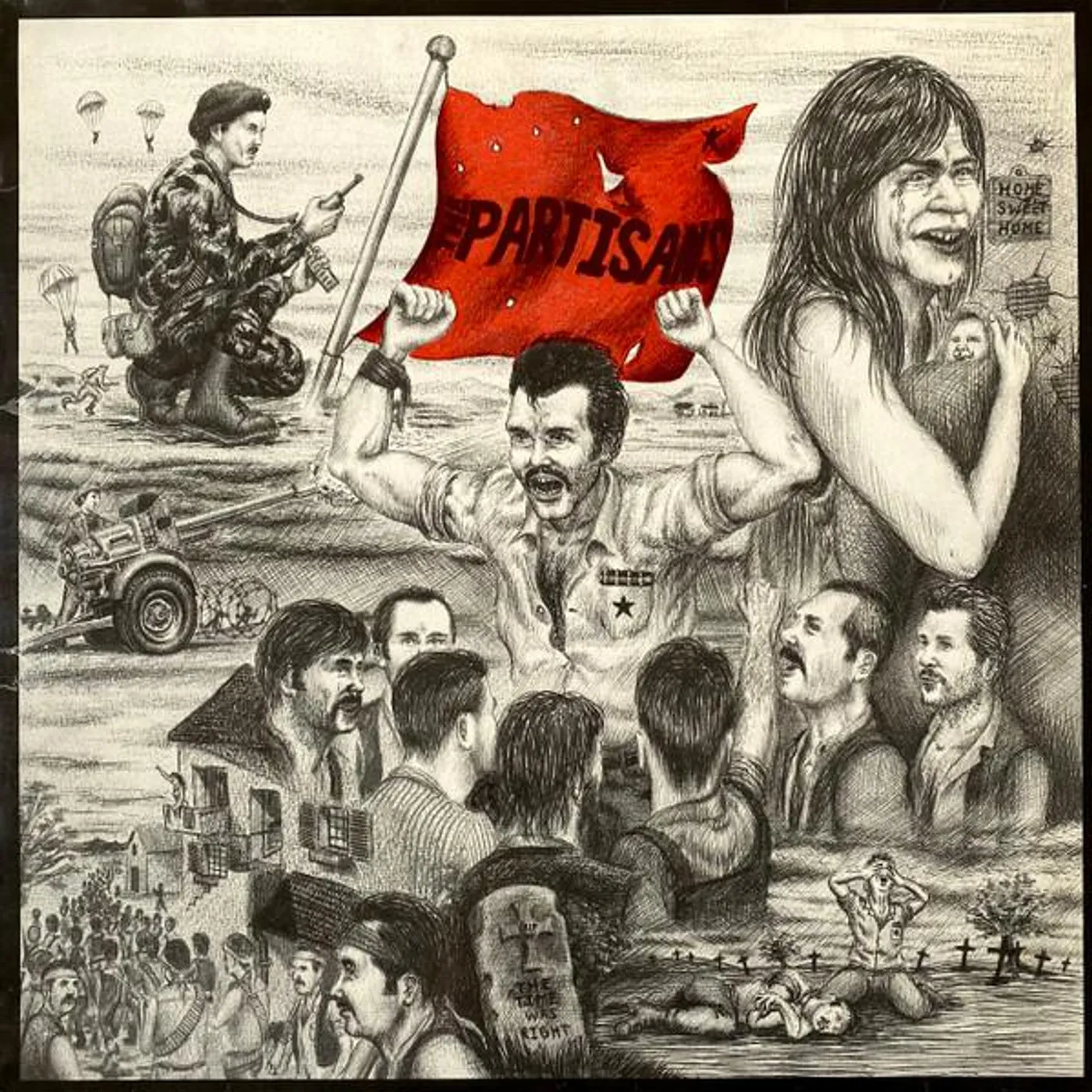 The Partisans TIME WAS RIGHT (RED VINYL) Vinyl Record