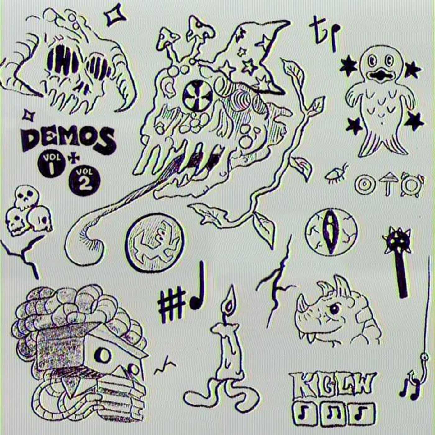 King Gizzard & The Lizard Wizard DEMOS VOL. 1 & VOL. 2 (COLOR VINYL/2LP) Vinyl Record