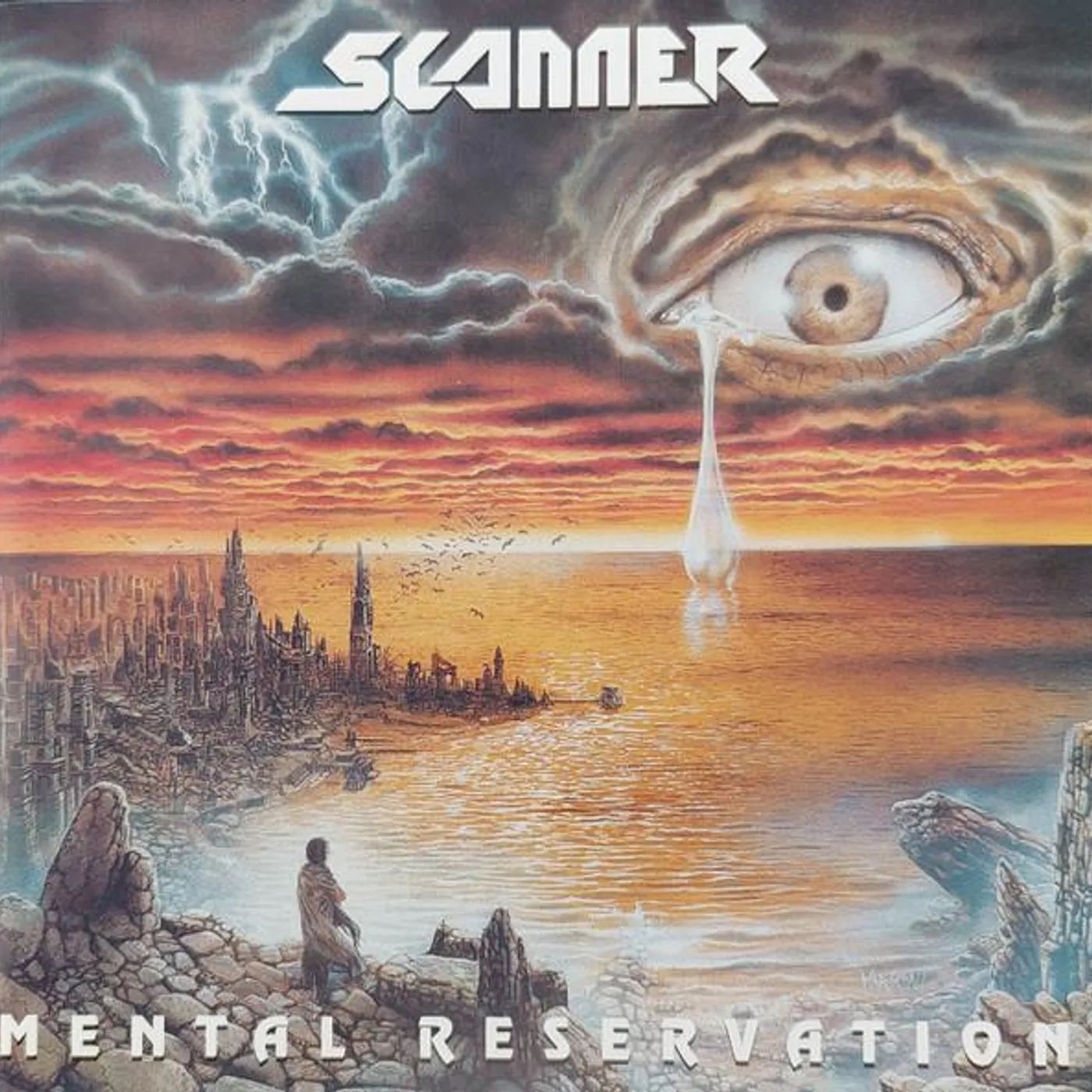 Scanner Mental Reservation/Conception Of A Cure Demo (Clear Orange Vinyl/2LP) Vinyl Record