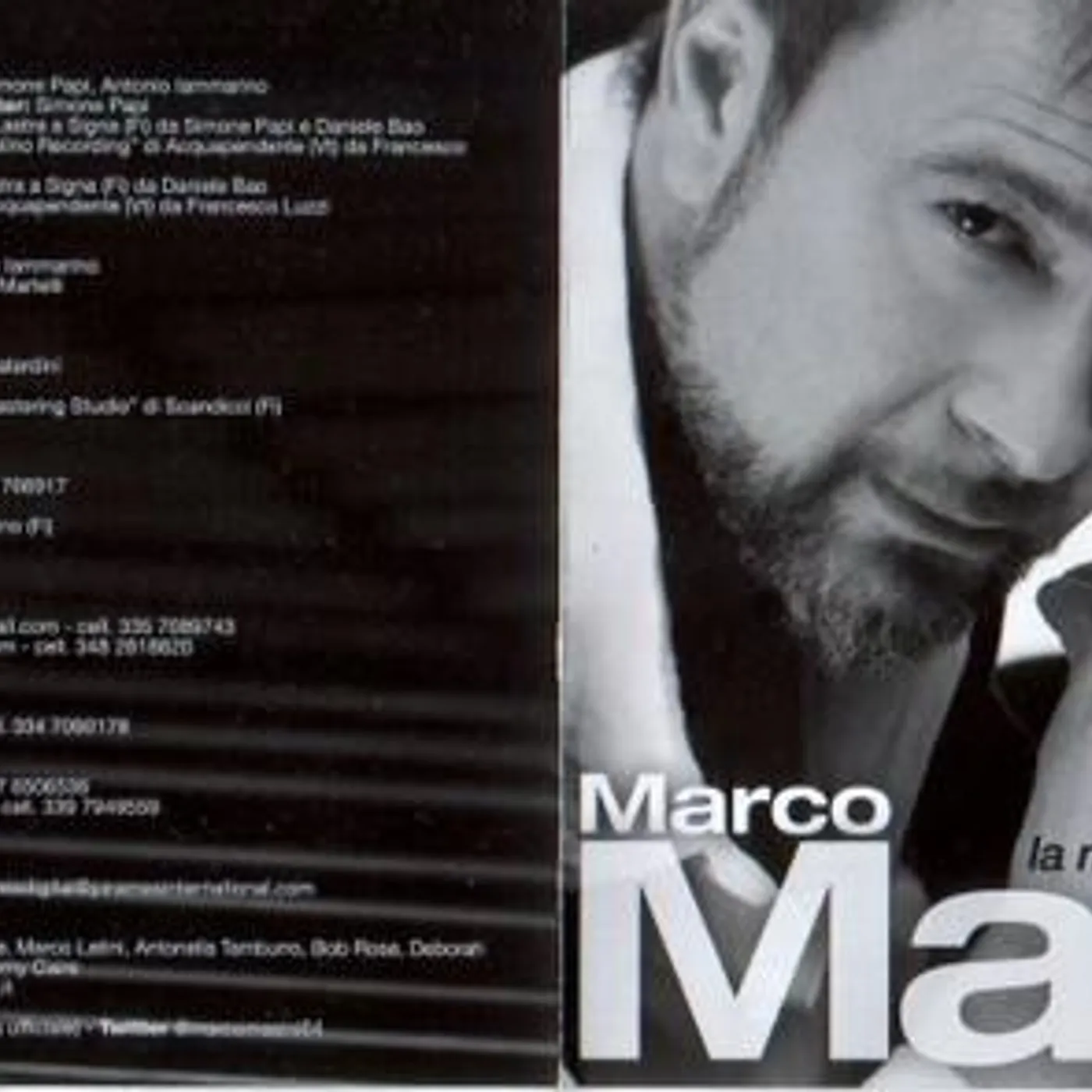 Marco Masini LA MIA STORIA PIANO E VOCE CD