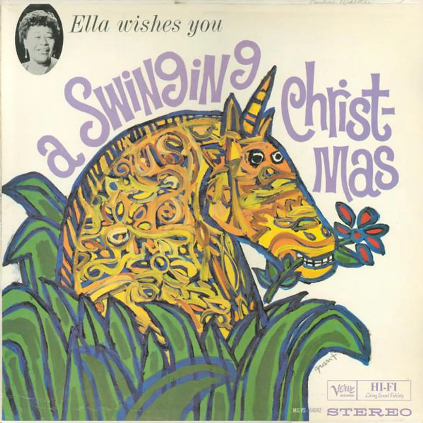 Ella Fitzgerald ELLA WISHES YOU A SWINGING CHRISTMAS CD Super Audio CD