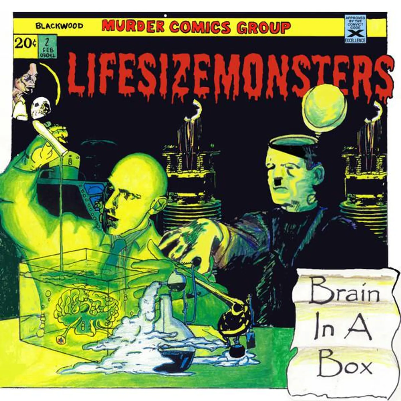 LIFESIZE MONSTERS BRAIN IN A BOX CD