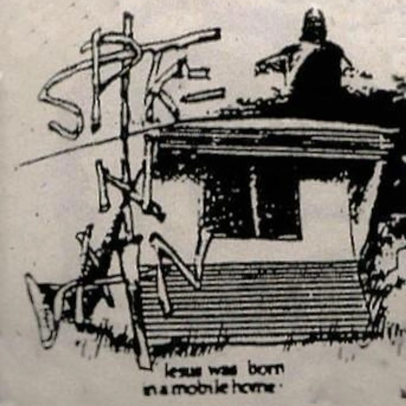 Spike in Vain JESUS WAS BORN IN A MOBILE HOME (EXPANDED EDITION/BROWN VINYL/2LP) Vinyl Record